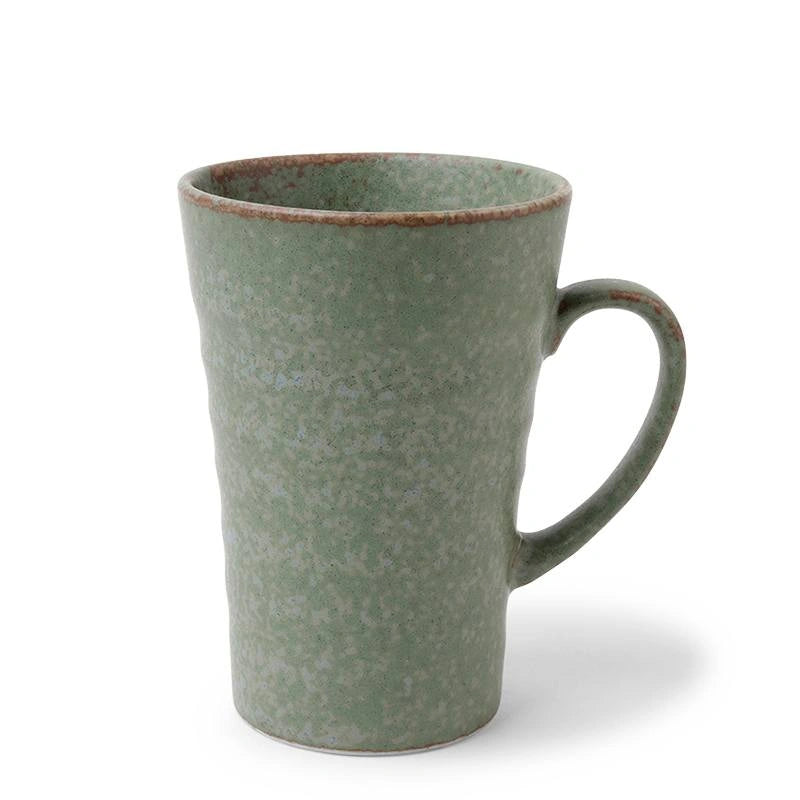 Rustic Green Ceramic Mug