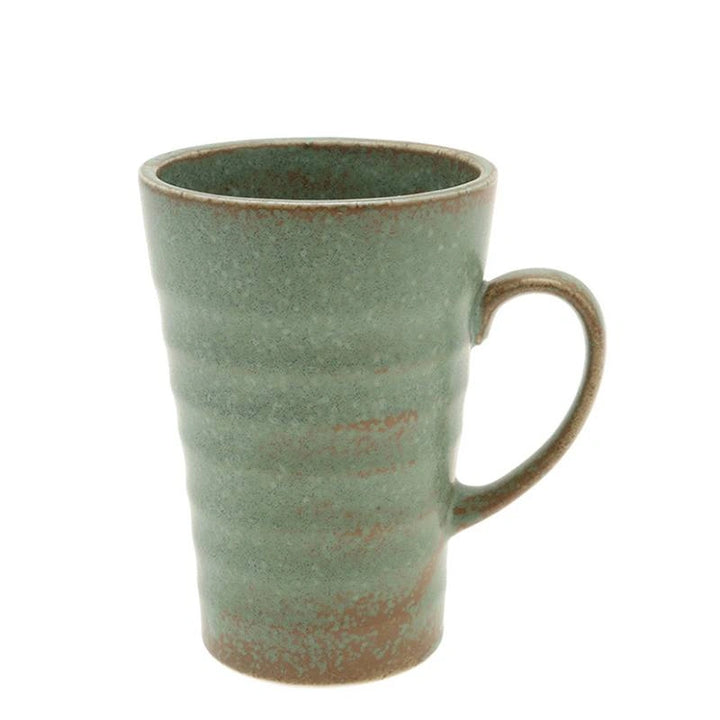 Rustic Green Ceramic Mug