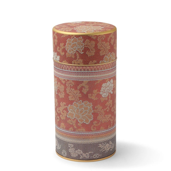 Brocade Peony Tea Canister