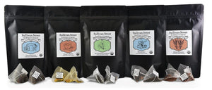 sullivan street organic teas and spices pyramid tea bags five varieties 
