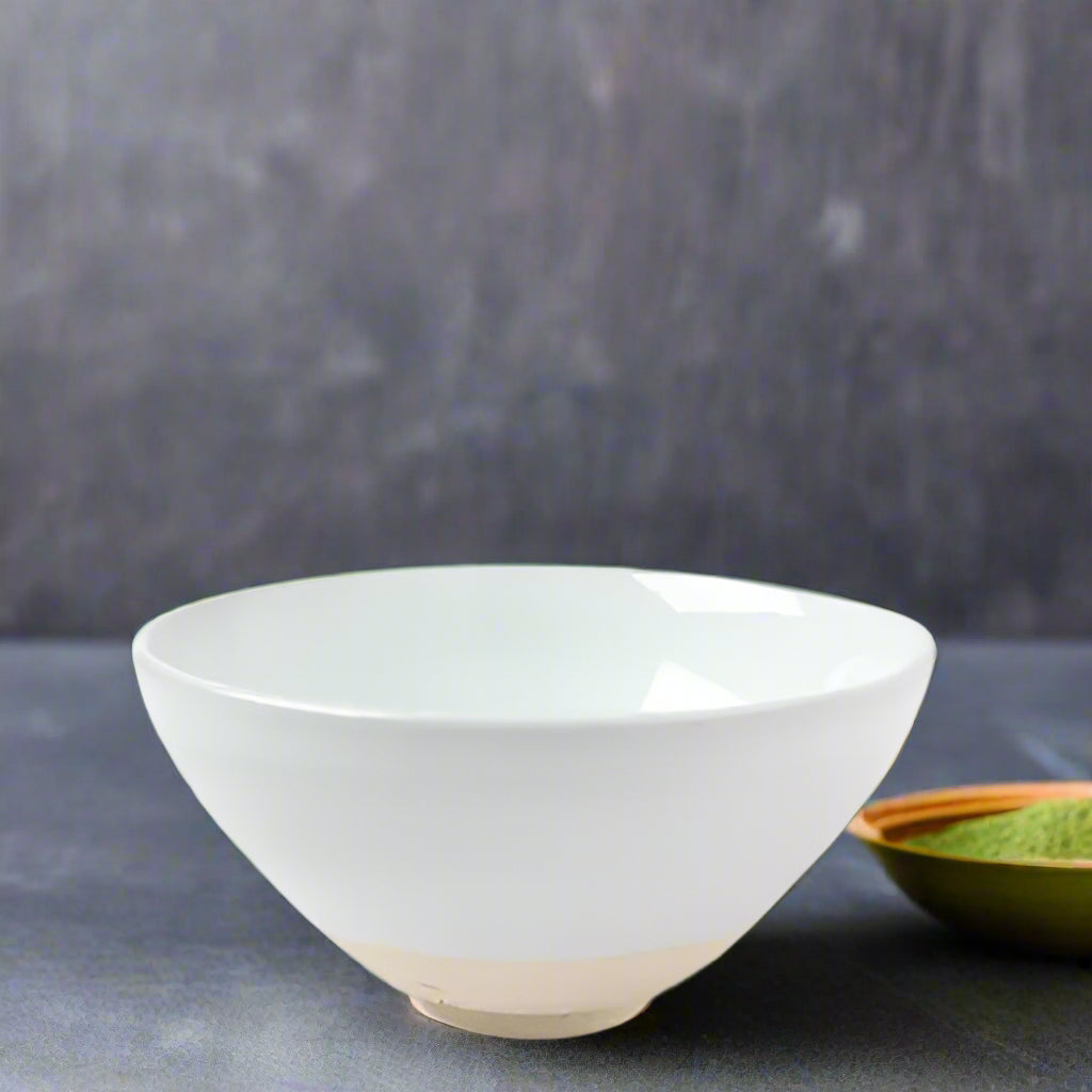 Natsume White Matcha Bowl