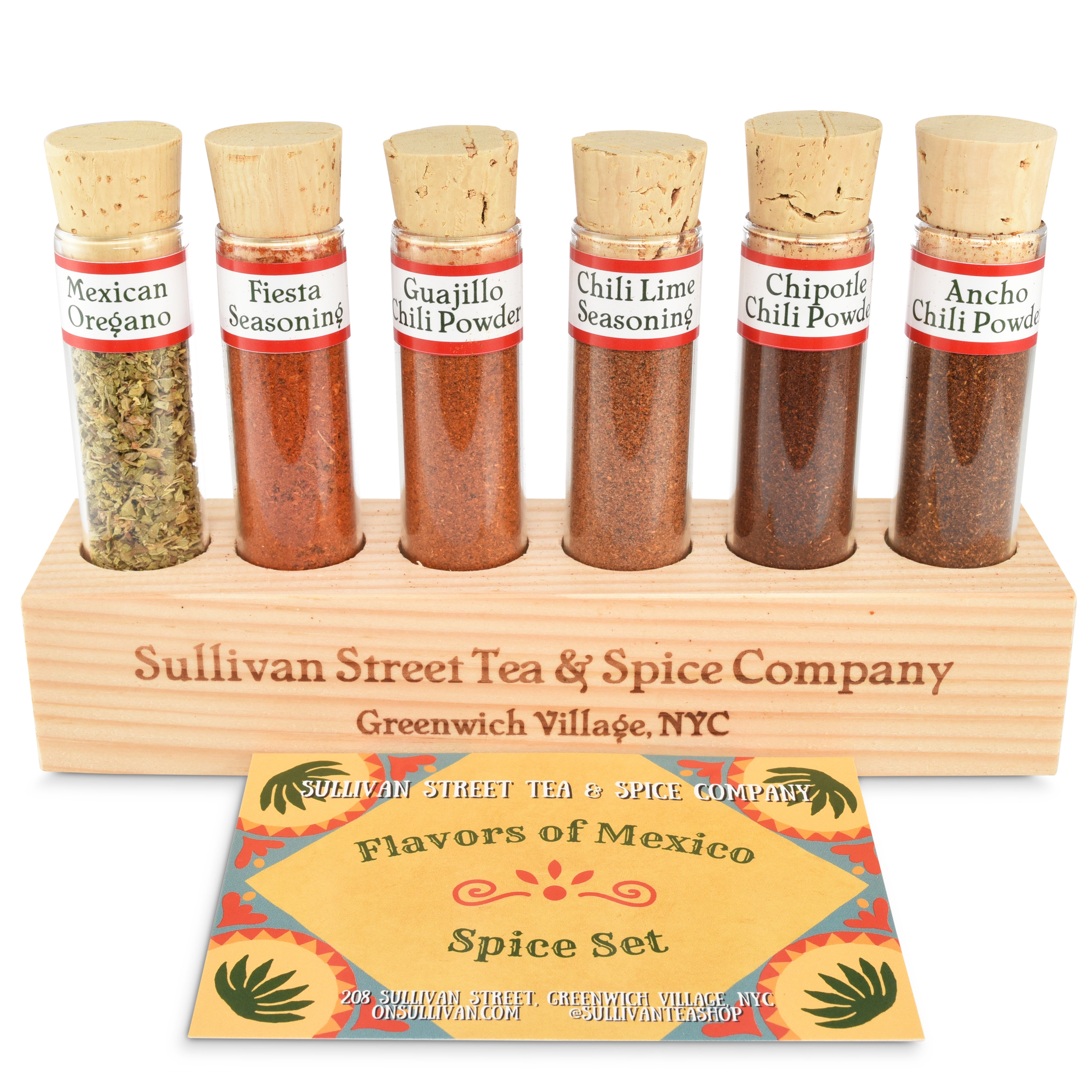 Flavors Of Mexico Spice Set – Sullivan Street Tea Spice Company
