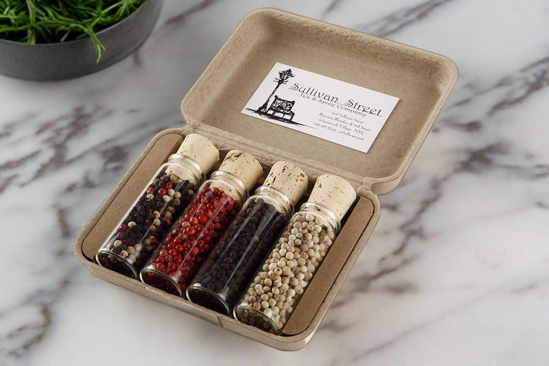Organic Peppercorn Sampler - Sullivan Street Tea & Spice Company