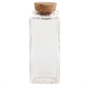 Rectangle Spice Jar w/ Cork Lid - Sullivan Street Tea & Spice Company