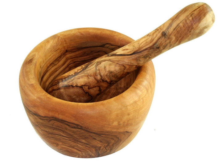 Olive Wood Mortar & Pestle