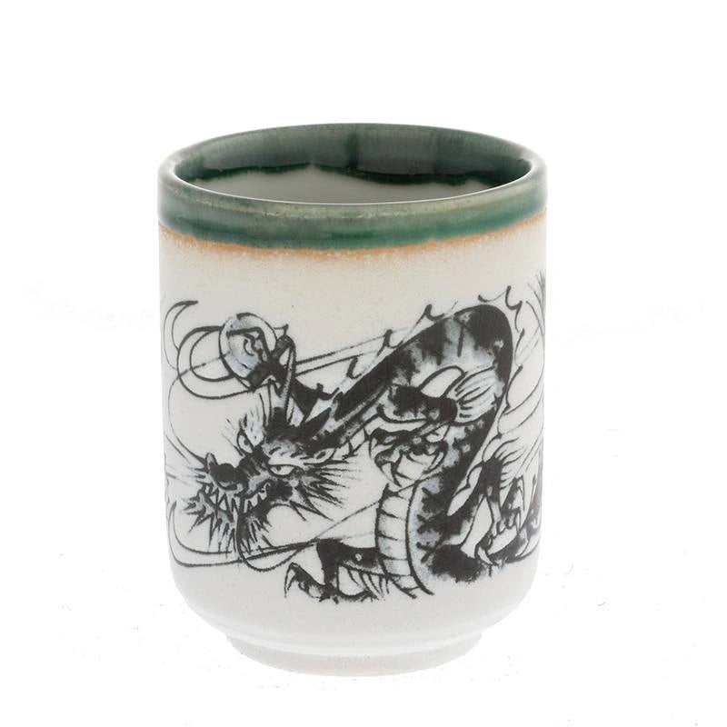 Angry Dragon Ceramic Teacup