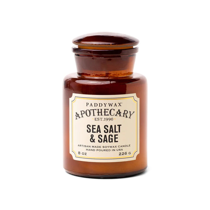 Apothecary - Sea Salt & Sage Soy Candle