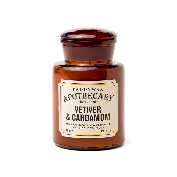 Apothecary - Vetiver & Cardamom Soy Candle