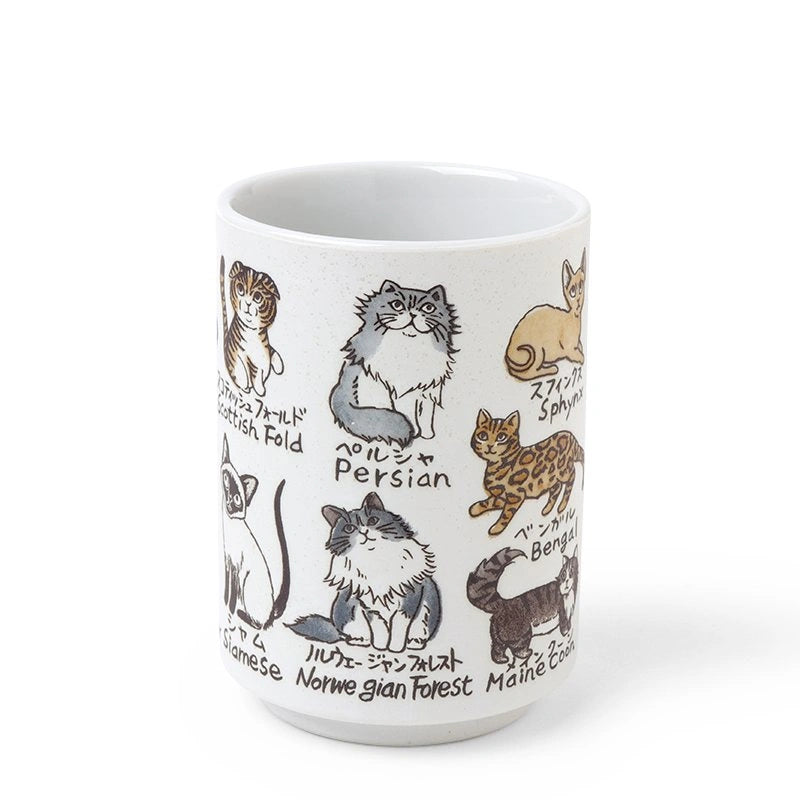 Cats Rule Ceramic Teacup
