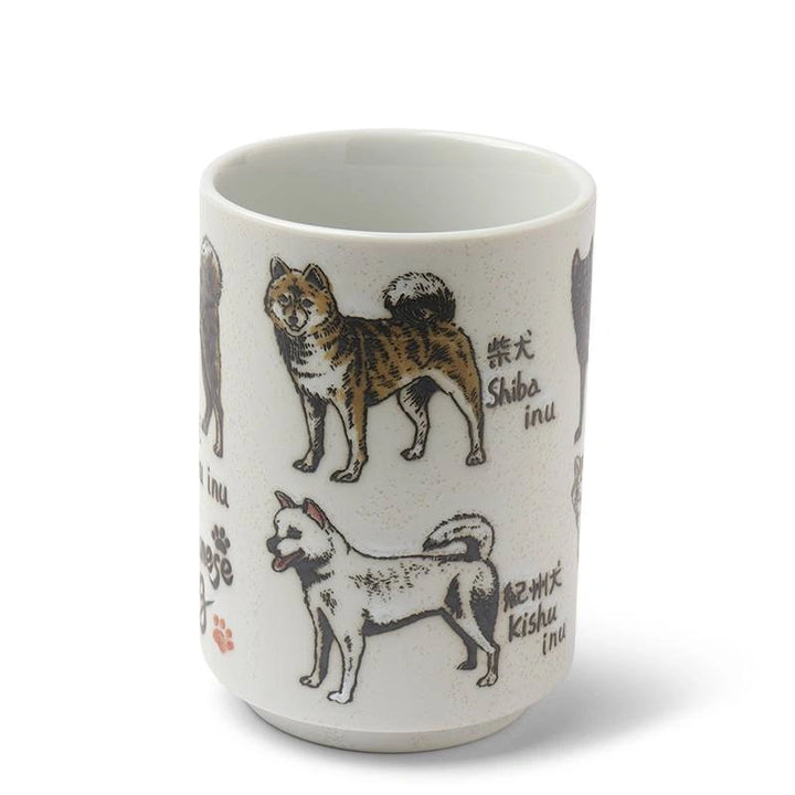 Japanese Dogs Ceramic Teacup