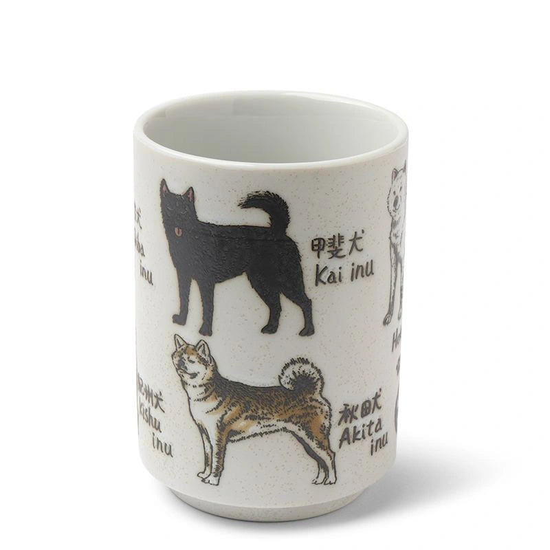 Japanese Dogs Ceramic Teacup