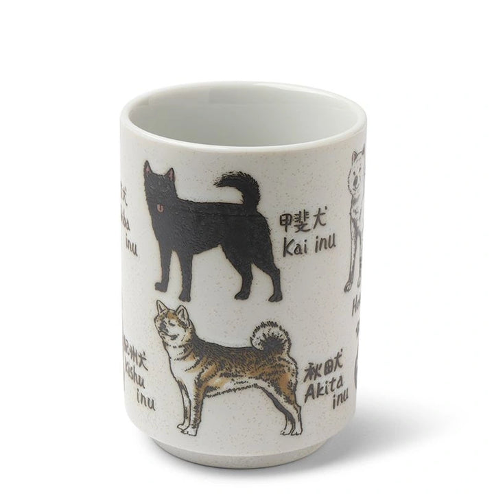 Japanese Dogs Ceramic Teacup