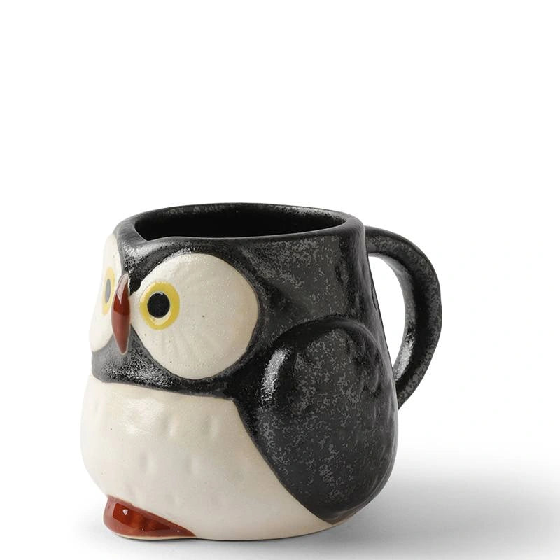 Midnight Black Owl Mug