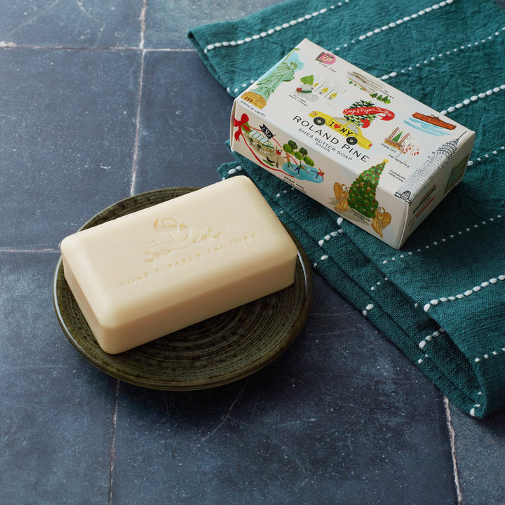 Holiday in New York Roland Pine Boxed Shea Butter Soap Bar