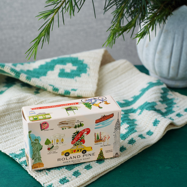 Holiday in New York Roland Pine Boxed Shea Butter Soap Bar
