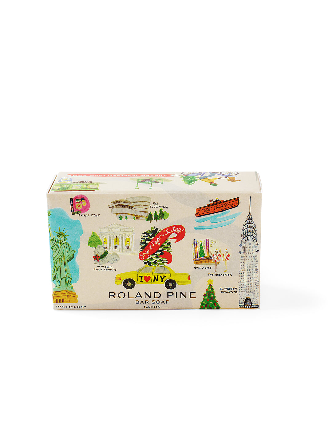 Holiday in New York Roland Pine Boxed Shea Butter Soap Bar