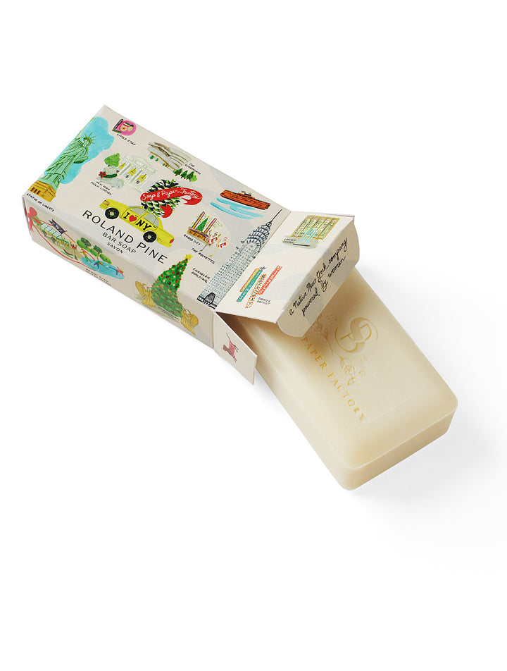 Holiday in New York Roland Pine Boxed Shea Butter Soap Bar