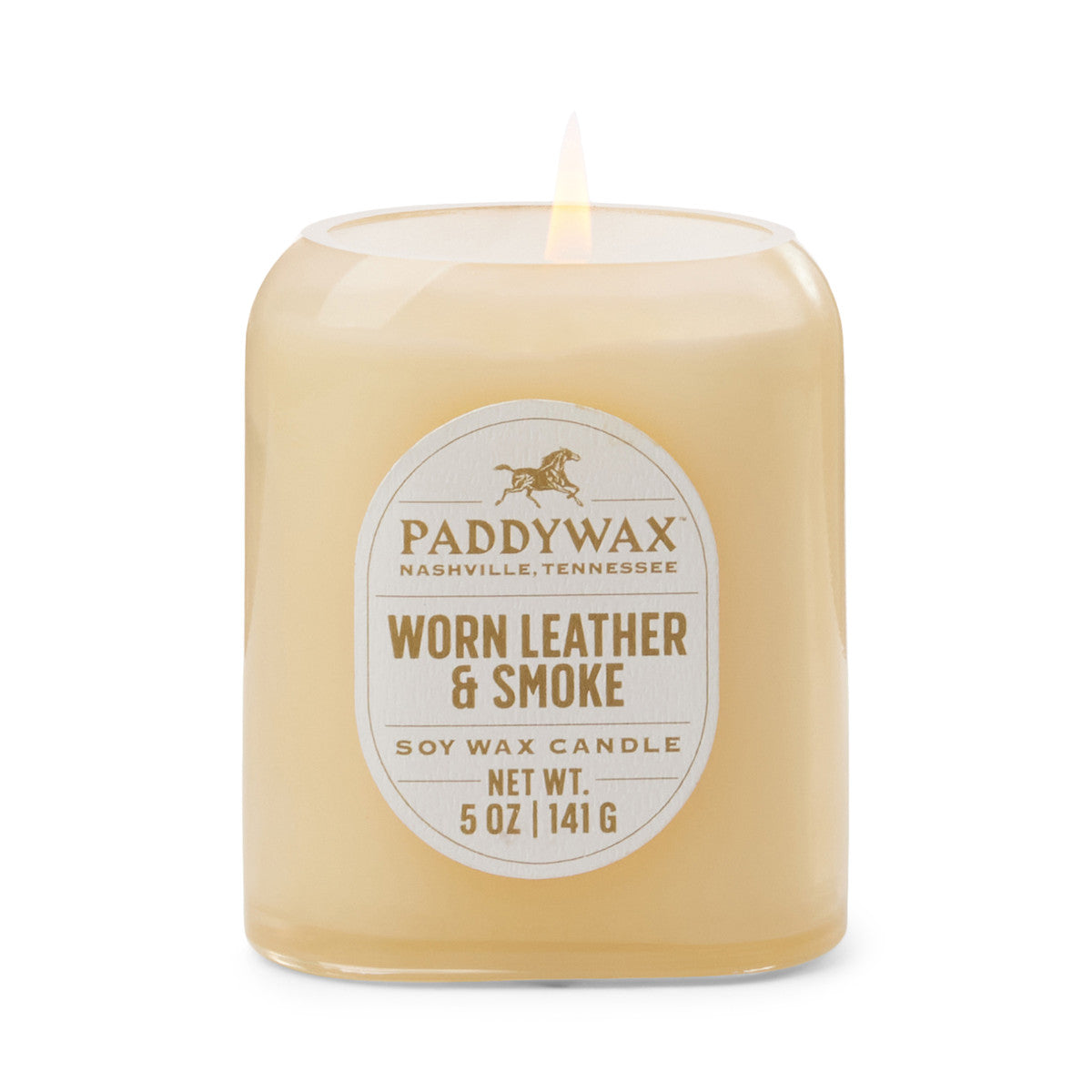 Vista - Worn Leather & Smoke Soy Candle