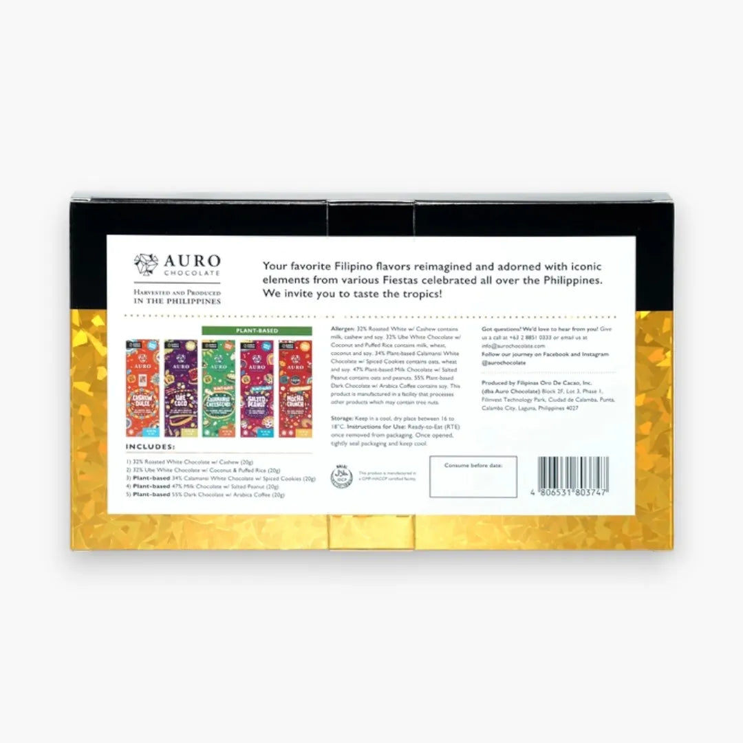 Auro Fiesta Chocolate 5- Pack Gift Set