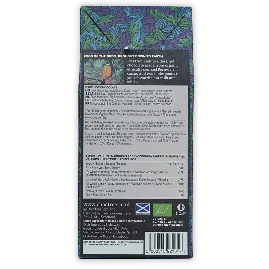 Chocolate Tree Hot Dark Chocolate 70%