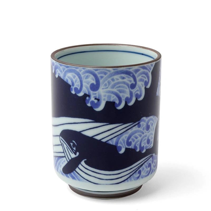 Blue Whale Surfing Mug