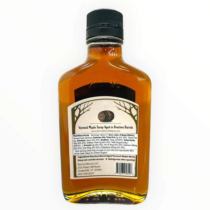 Vermont Bourbon Barrel Aged Maple Syrup - Flask