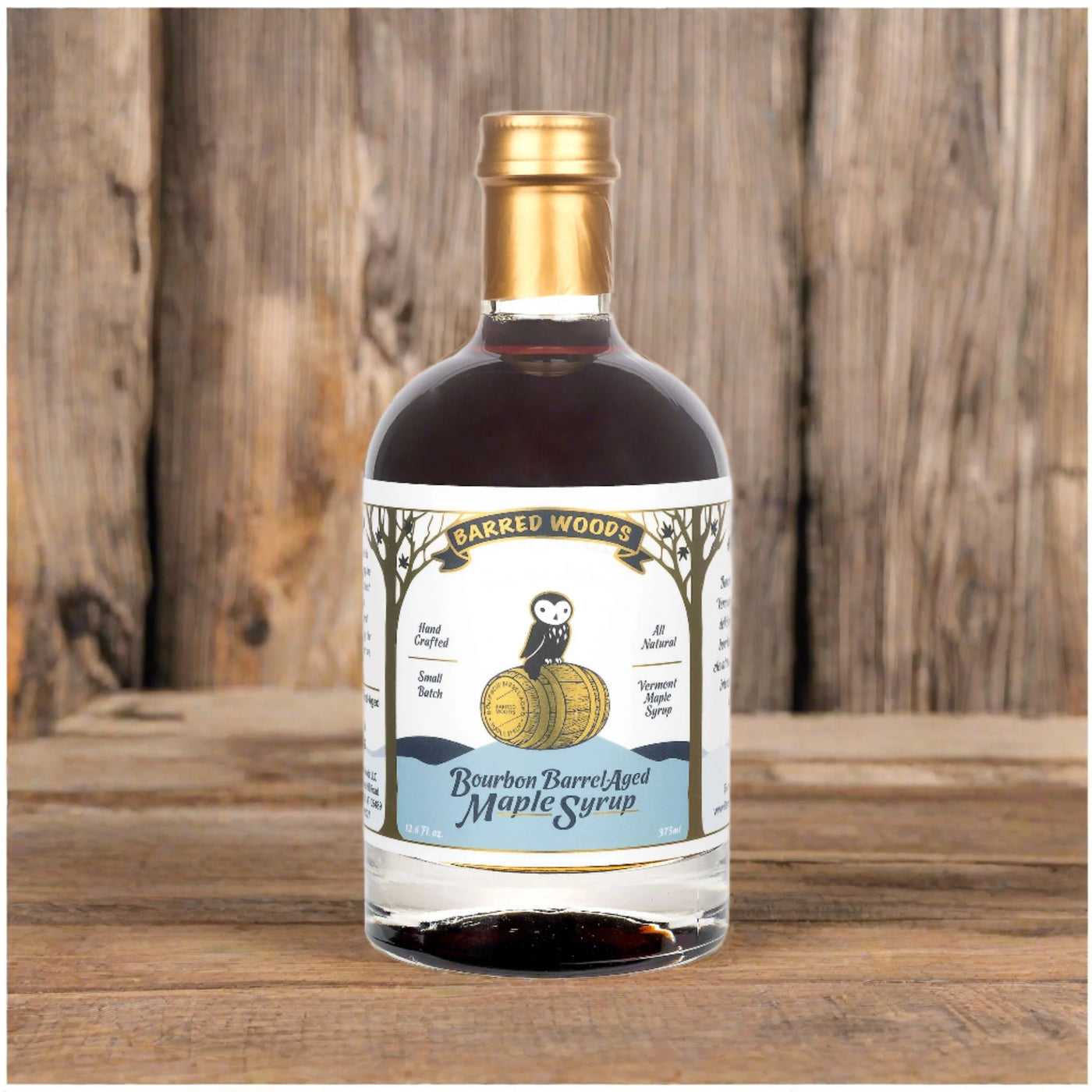 Vermont Bourbon Barrel Aged Maple Syrup