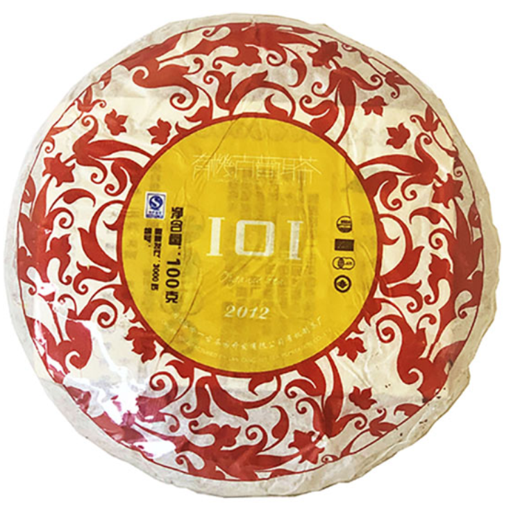 Green Pu-Erh Tea Cake 2012