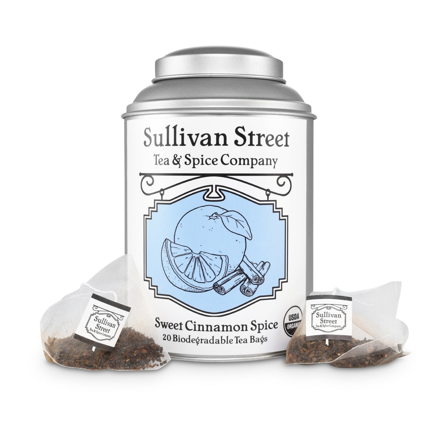 Sweet Cinnamon Spice Tea Bags - Canister