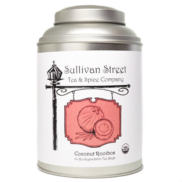 Coconut Rooibos Tea Bags - Canister - Sullivan Street Tea & Spice Company
