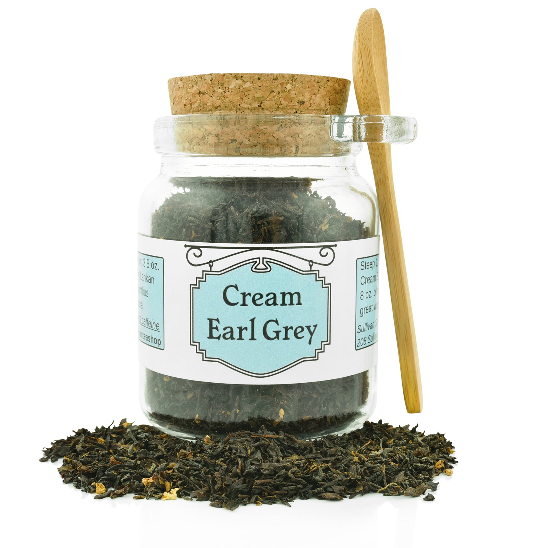 Cream Earl Grey Tea Gift Jar Sullivan Street Tea & Spice Company