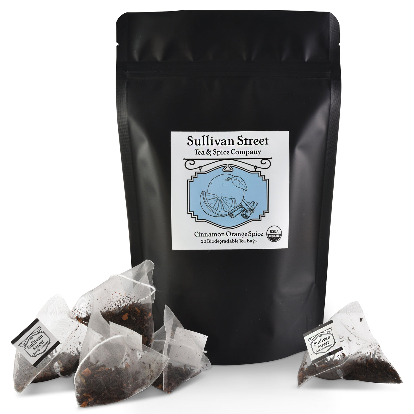 Cinnamon Orange Spice Tea Bags - Sullivan Street Tea & Spice Company