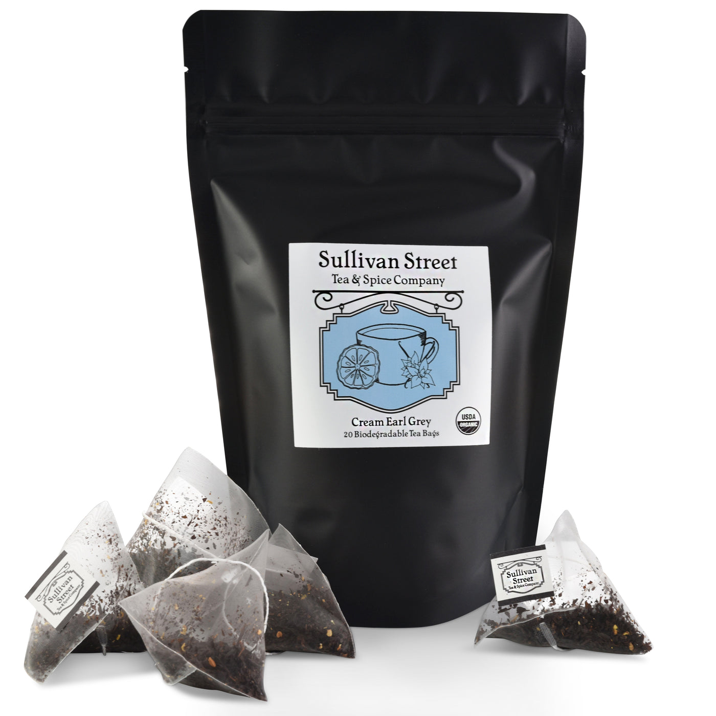 Cream Earl Grey Tea Bags - Sullivan Street Tea & Spice Company