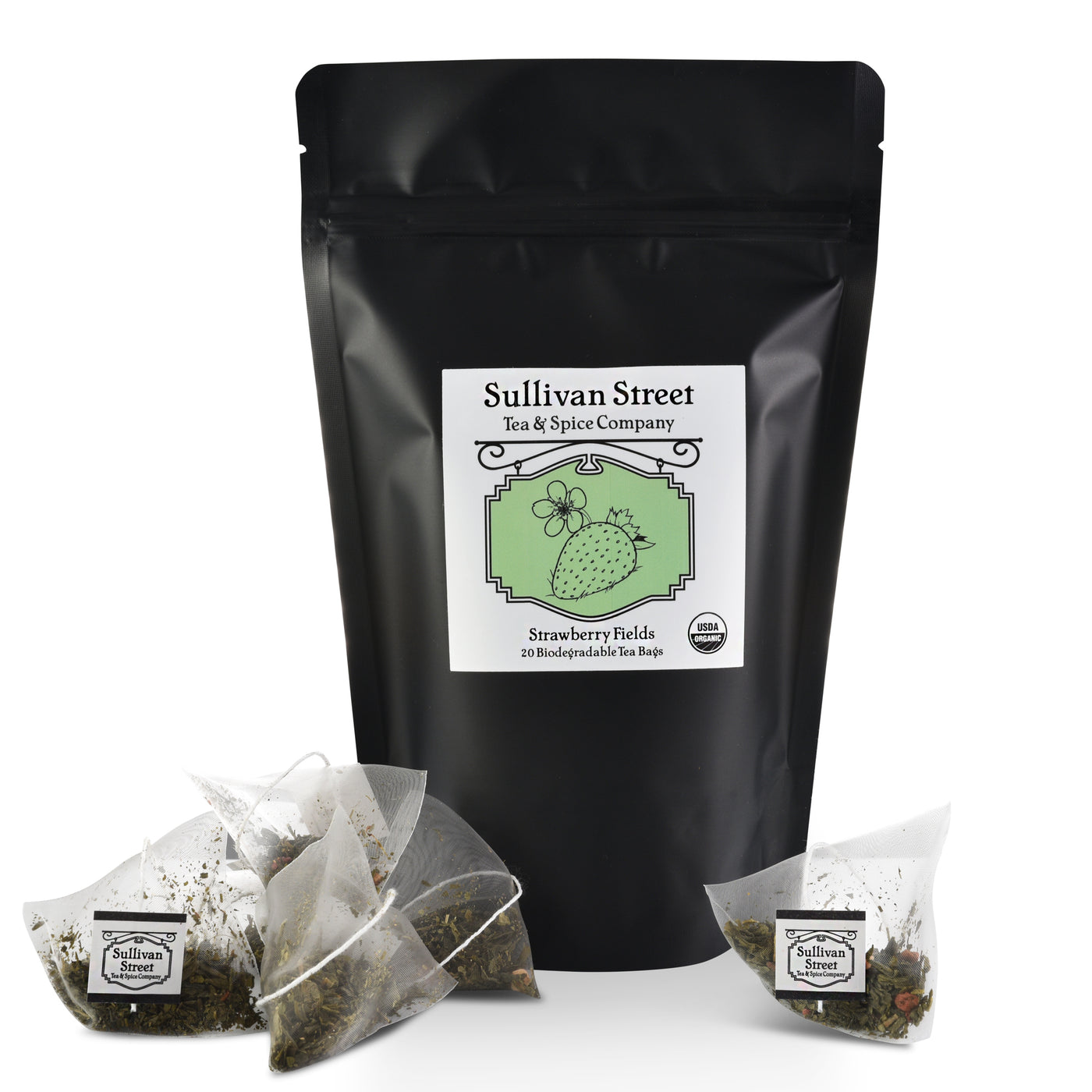 Strawberry Fields Tea Bags - Sullivan Street Tea & Spice Company