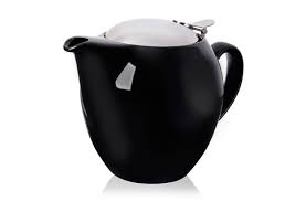 Black Porcelain Teapot