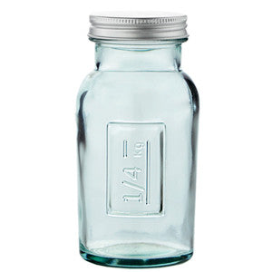 RECYCLED GLASS SPICE JAR - 1/4 kg. - Sullivan Street Tea & Spice Company