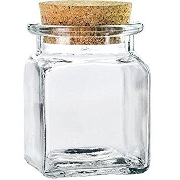Glass Spice Jar w/ Cork Top - Large - Sullivan Street Tea & Spice Company