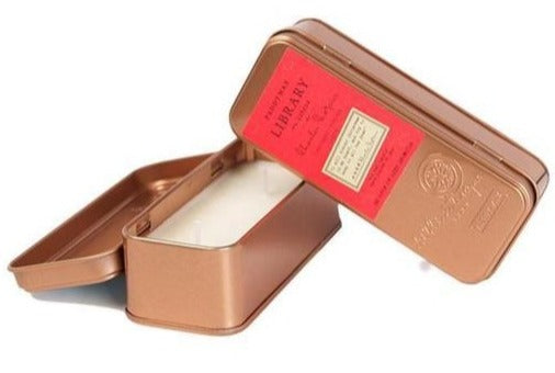 LIBRARY - Charles Dickens TRAVEL CANDLE - Sullivan Street Tea & Spice Company