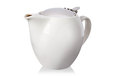 Classic White Porcelain Teapot - Sullivan Street Tea & Spice Company
