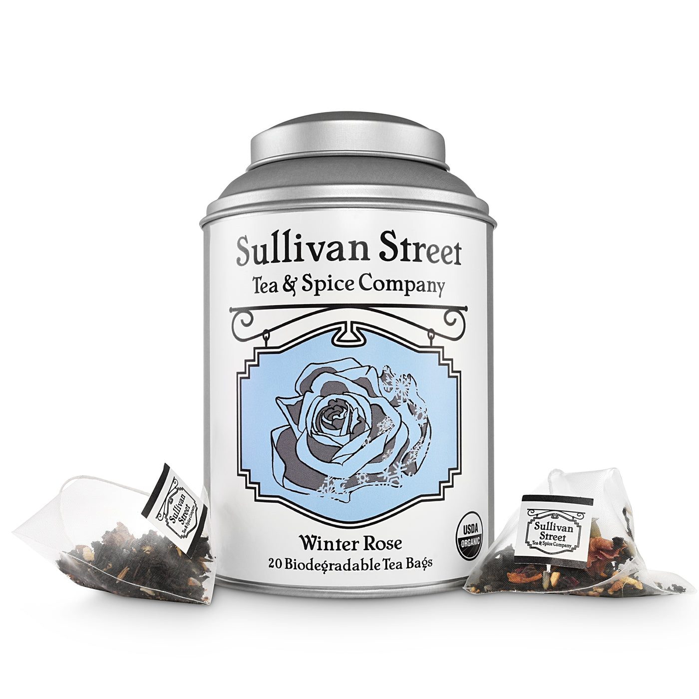Winter Rose Tea Bags - Canister