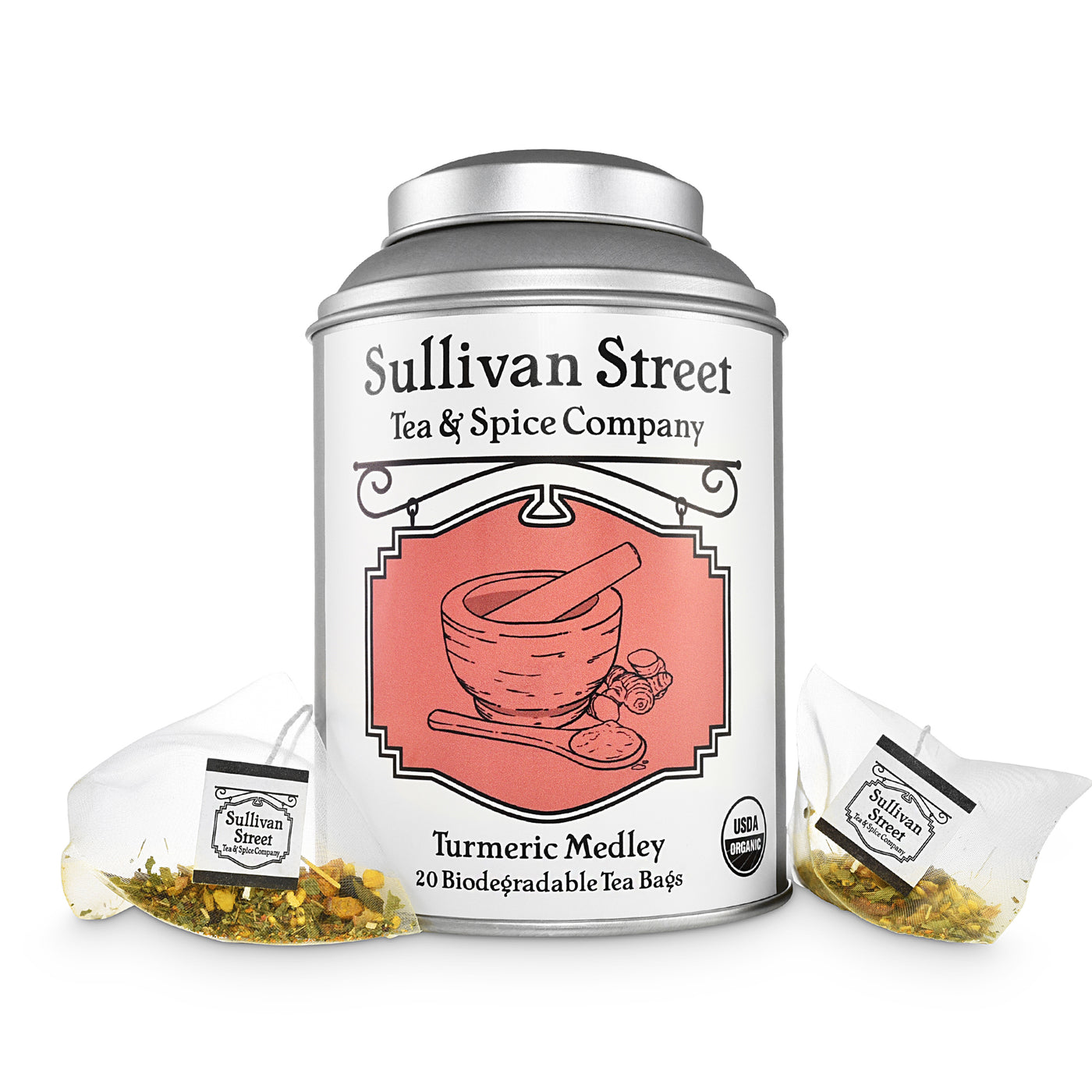 Turmeric Medley Tea Bags - Canister
