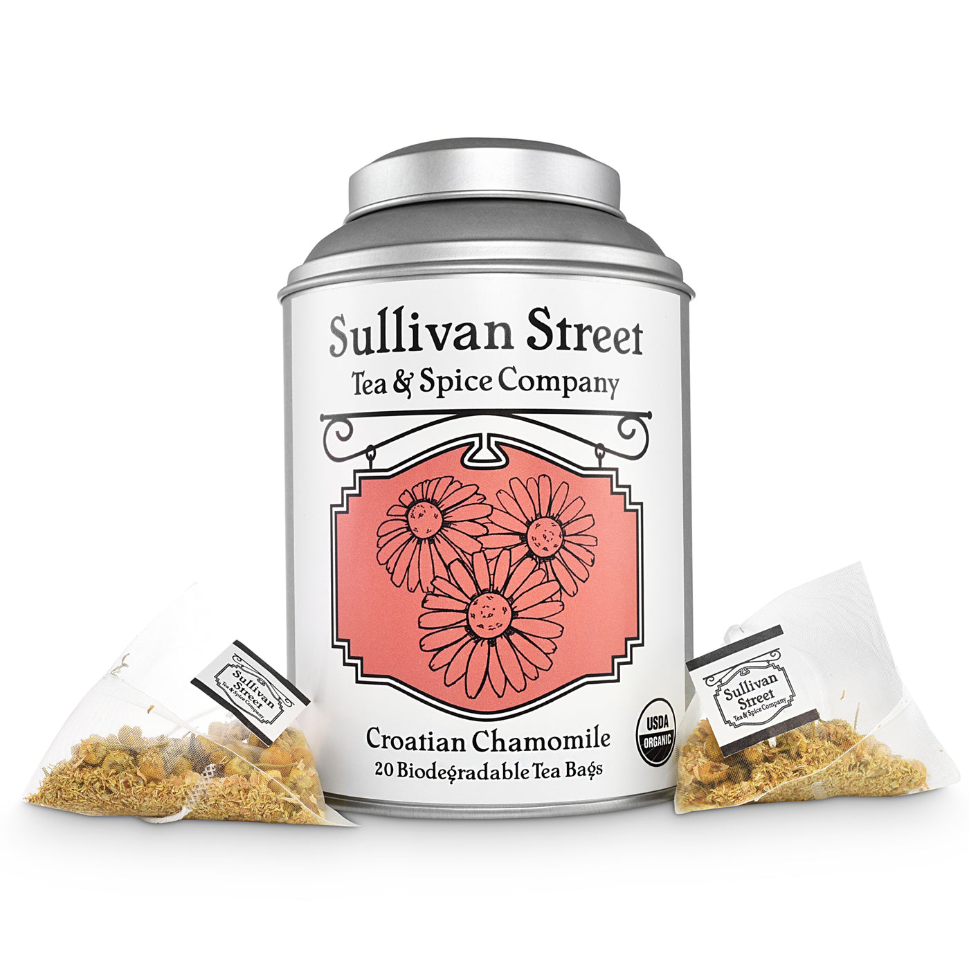 Croatian Chamomile Tea Bags - Canister